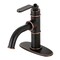 Kingston Brass KSD282KLNB Single-Handle Bathroom Faucet with Push Pop-Up, Naples Bronze KSD282KLNB - alternate 1